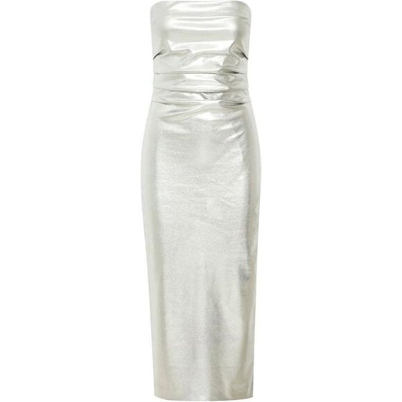 ichi ihkate metallic dress-NWT size large - Picture 1 of 5